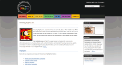 Desktop Screenshot of housingrights.com